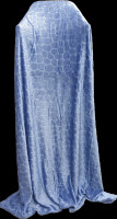Плед из микрофибры Koloco 160x210 см камушки голубой