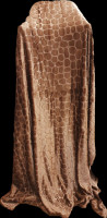 Плед из микрофибры Koloco 160x210 см камушки кофейный