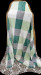 Плед из микрофибры Colorful Home 200x220 см косичка серо - зеленая