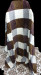 Плед из микрофибры Colorful Home 200x220 см косичка  бордо - коричневый