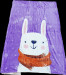 Плед детский флисовый 100*140 фиолетовый