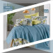 Комплект постельного белья с вафельным покрывалом 220x240 см Pike Set (ТМ Begenal) Asya