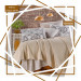 Комплект постельного белья с вафельным покрывалом 220x240 см Pike Set (ТМ Begenal) Romano