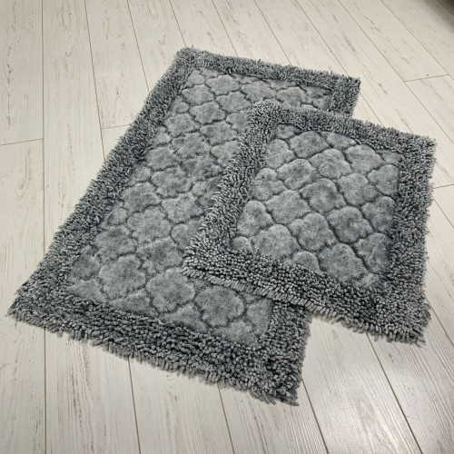 Набор ковриков для ванной Zerya, модель 6615 (50х60 см + 60х100 см)