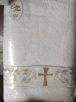 Крыжма для крещения Ekin махровая, размер 90x140 см
