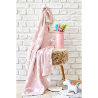 Покрывало-пике Karaca Home Baby star pembe розовый 80х120 см