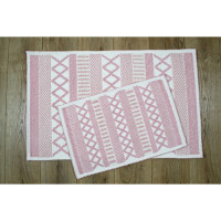 Набор ковриков Irya Kitaro pudra пудра 40x60 см + 60x90 см