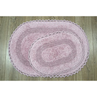 Набор ковриков Irya Vermont g.kurusu пудра 40x60 см + 60x90 см