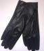 Перчатки женские из перфорированной кожи Golang XXL черные