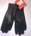 Перчатки женские кожаные OMC 6,5 черные