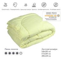 Одеяло Руно силиконовое 52СЛБ молочное 172х205 см