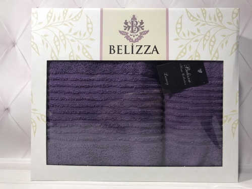 Набор махровых полотенец Belizza из 2 штук 50x90 см+70x140 см, модель 1