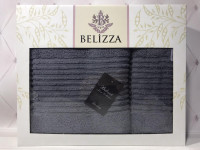 Набор махровых полотенец Belizza из 2 штук 50x90 см+70x140 см, модель 4