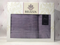 Набор махровых полотенец Belizza из 2 штук 50x90 см+70x140 см, модель 5