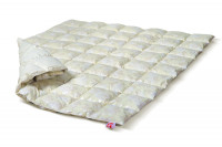 Пуховое кассетное одеяло Mirson Winter 100% пух 172x205 см, №041 (Зимнее)