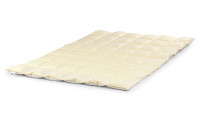 Пуховое кассетное одеяло Mirson 100% Белый пух Carmela winter 200x220 см, №035