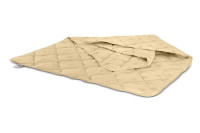 ​​​Одеяло шерстяное Mirson Летнее Чехол Тик Camel 110x140 см, №022