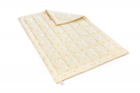 Одеяло шерстяное Mirson Летнее Hand Made Чехол Тик Camel 110x140 см, №173